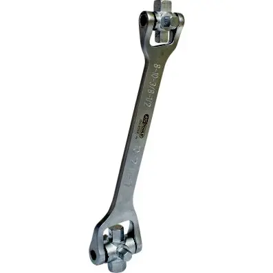 Oil service wrench 8 in 1, 270 mm 