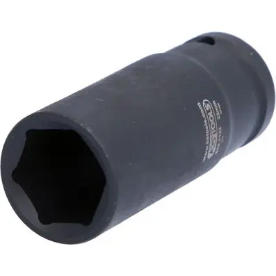 1/2" Hexagon impact socket, deep, 22mm 