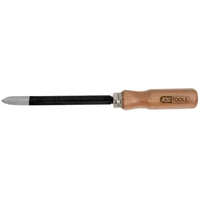 Triangular solid scraper, 240mm 
