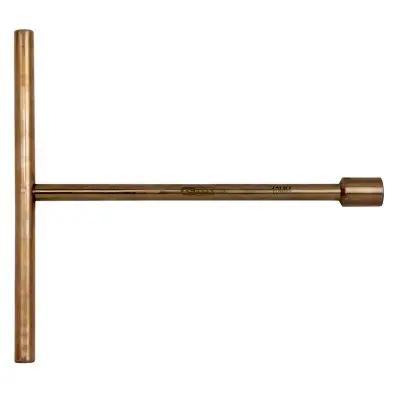 BRONZEplus Hexagonal socket spanner with firm sliding bar 8 mm 