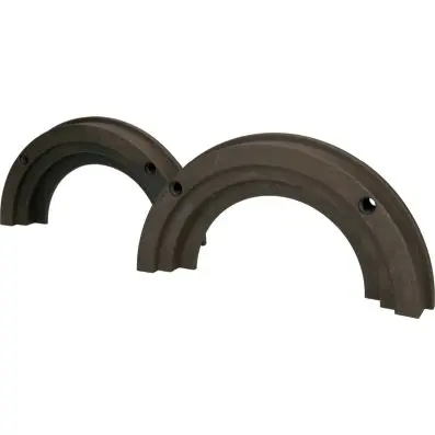 Pair of bearing brushes, Ø 155 mm 