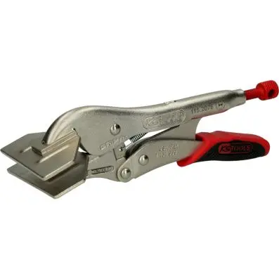 Wide jaw flat die locking pliers with qu ick-release lever, 205mm 