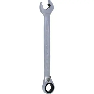 DUO GEARplus combination spanner with ra tchet mechanism in ring and open jaw, re 