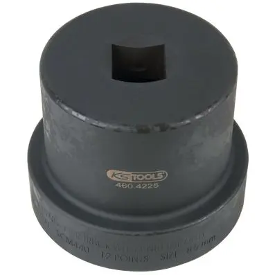 1" axle nut socket with guide band, 12 p oint, 85 mm 