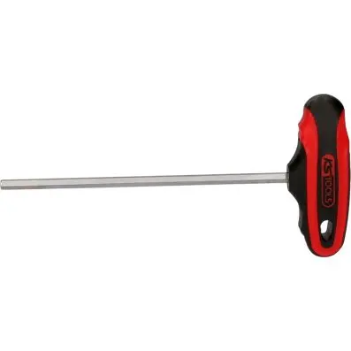 T-handle hexagon key wrench, 5mm, 185mm 