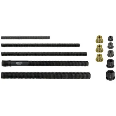 Pull rod, collar nut, adapter set, 13 pc s 