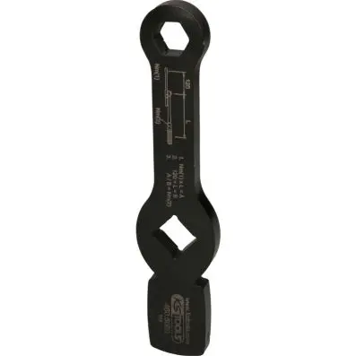 3/4" impact hexagon wrench with 2 impact surfaces, 30mm 