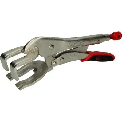 Welding gripping pliers with quick-relea se lever, 65mm, L=260mm 