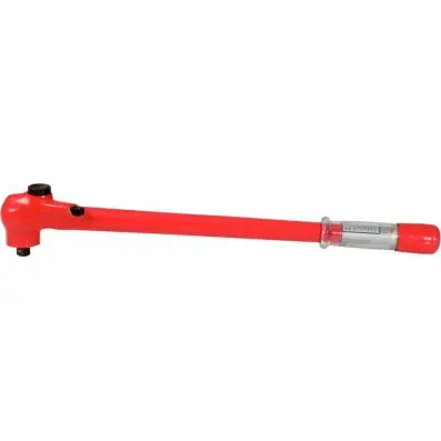1/2" torque wrench with protective insul ation and reversible ratchet head, 40-22 