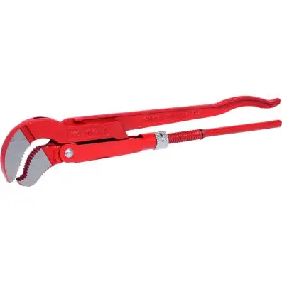 Swed.pattern pipe wrench 45° angled,1.1/ 2" 