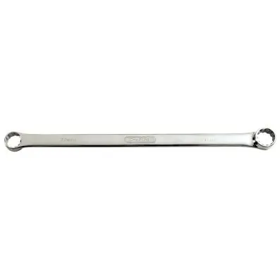 CHROMEplus Double ring spanner, extra lo ng, 13x15mm 