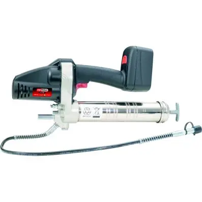 400 ml Cordless grease gun, 420bar, 18V, with 1 battery and 1 charger 