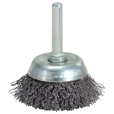 Rust free steel jar brush 0,3mm, Ø 80mm 