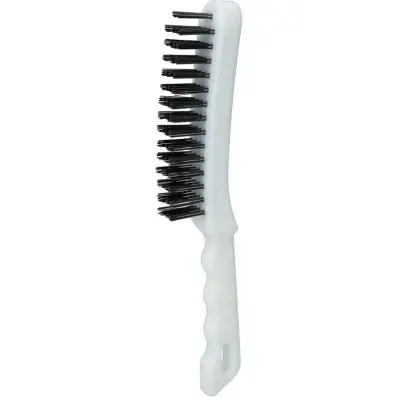 Steel wire hand brush 4 rowed, 285mm 