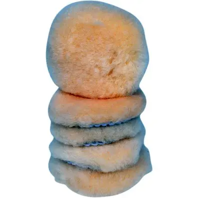 Burnishing pads lambskin Ø 80,0mm, pack of 5 