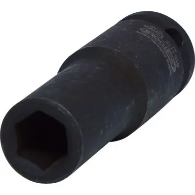 1/2" Hexagon impact socket, deep, 12mm 