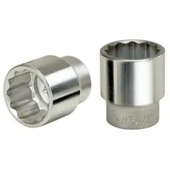 1" 12 Point socket, short, 35 mm