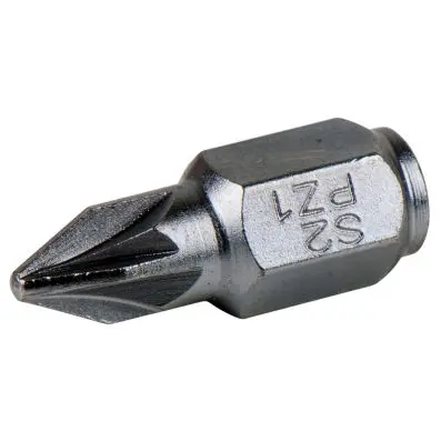 1/4" mini bit for pozidriv screws PZ  1, 18 mm 