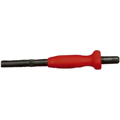 Punch holder without impact, with hand p rotection 