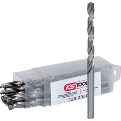 HSS-G twist drill, pack of 10, 5,0mm 