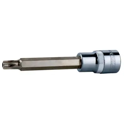 3/8" CHROMEplus Bit socket Torx tamperpr oof,long, TB27 