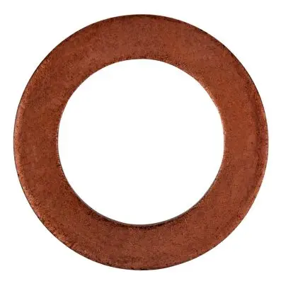 Copper washer, external-Ø 24mm, internal -Ø 15mm, pack of 10 