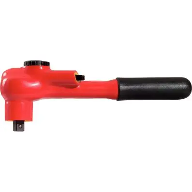 3/8" head-reversible ratchet with protec tive insulation with locking mechanism, 