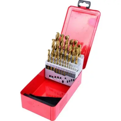 HSS-G Twist drill set in metal case 25 p cs 1-13mm 