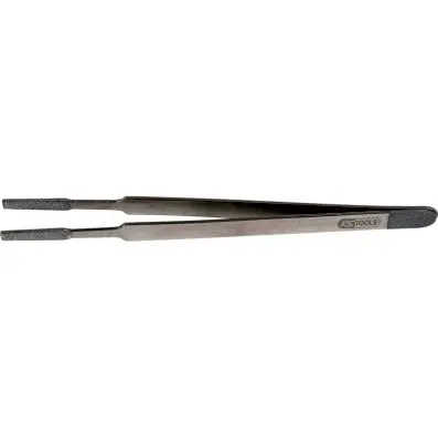 Cleaning tweezers, flat for large plug 