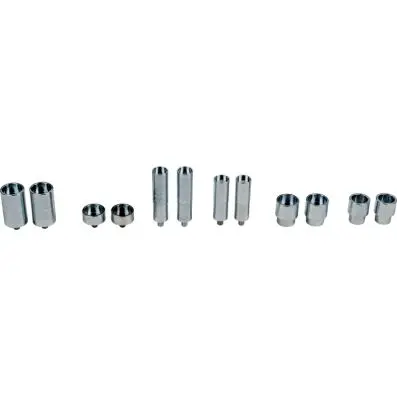 Adaptor set with thread, Audi A4, short, 2 pcs 
