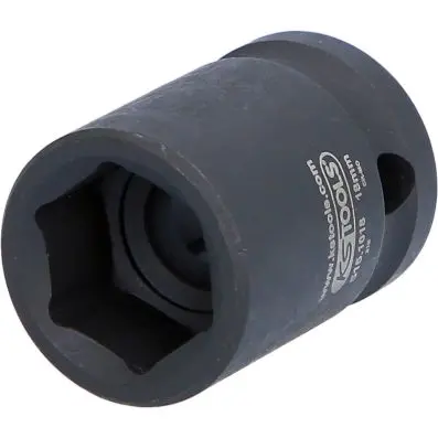 1/2" Hexagon impact socket short, 18mm 