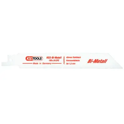 Sabre saw blades, 150mm, 1mm, pack of 5 