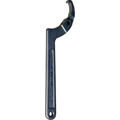 Flexible hook wrench with nose, 50-120mm 