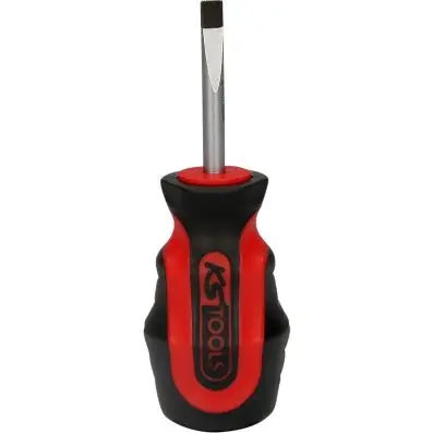 ERGOTORQUEplus screwdriver for slotted s crews, 5mm, stubby 