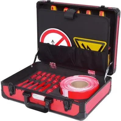Insulated tool set for hybrid and electr ic vehicles, 43 pcs. 