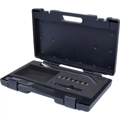 Door hinge and alignment set, 9 pcs 