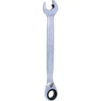 DUO GEARplus combination spanner with ra tchet mechanism in ring and open jaw, re 