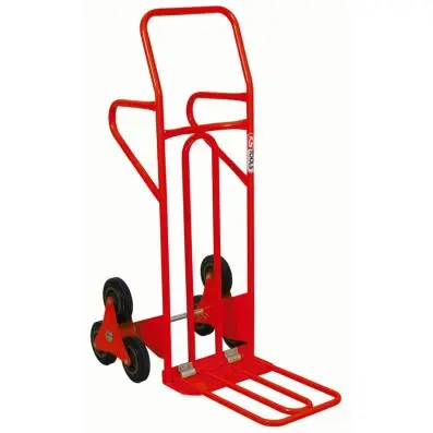 Transport sack trolley with full rubber three staged wheels 