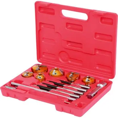 Universal valve milling set, 12 pcs 