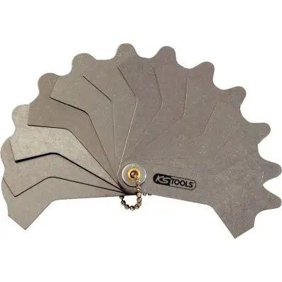 Welding seam gauge, 12 blades, 3-12mm 