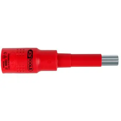 3/8” insulated bit socket for spline, M1 0, insulated 