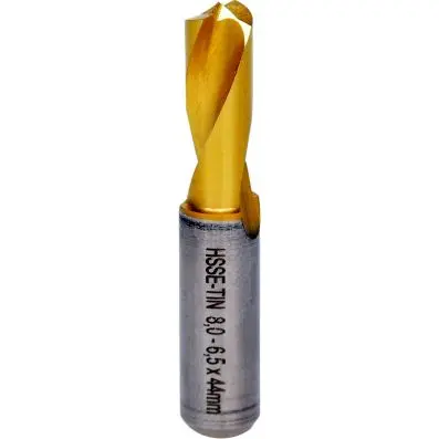 HSSE-TIN spot weld drill, Ø 6,5mm 