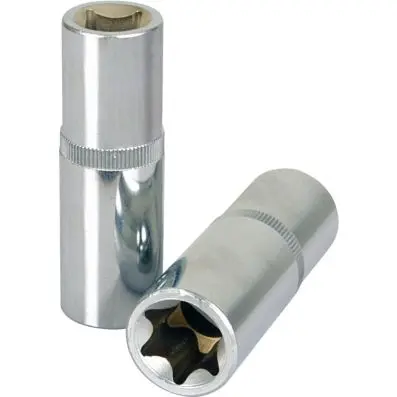 1/2" CHROMEplus Torx E Socket, deep, E12 