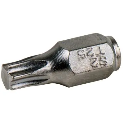 1/4" mini bit for Torx screws T25, 18 mm 