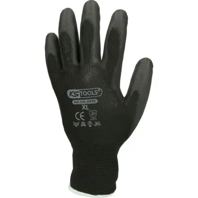 Gloves, micro fine, black, 1 pair, extra long 