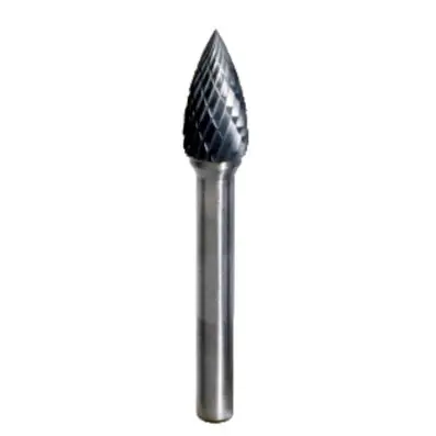 Hard metal pointed arch rotary burr form G, 10mm 