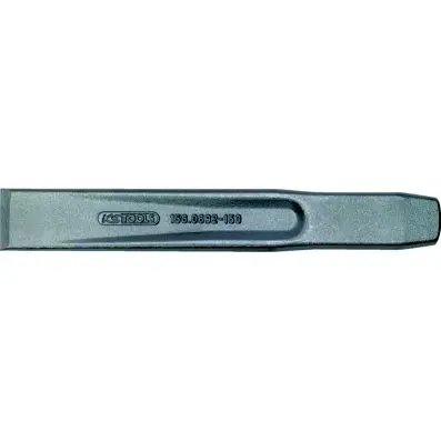 Flat chisel, oval, 150x21mm, silver 