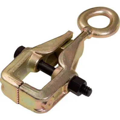 Box pull clamp with adaptable jaws, 245m m 