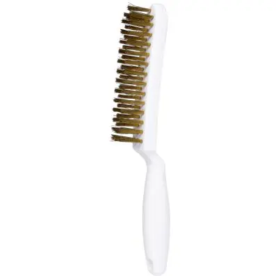 Brass wire hand brush 3 rowed, 285mm 