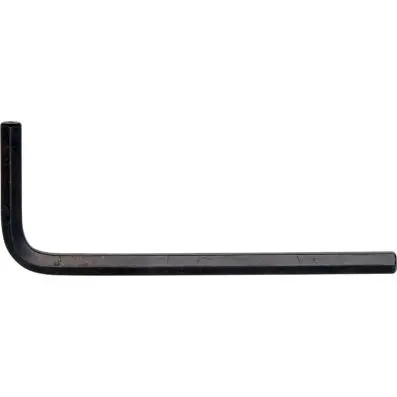 Hexagon key wrench phosphate finish, sho rt, 4mm 